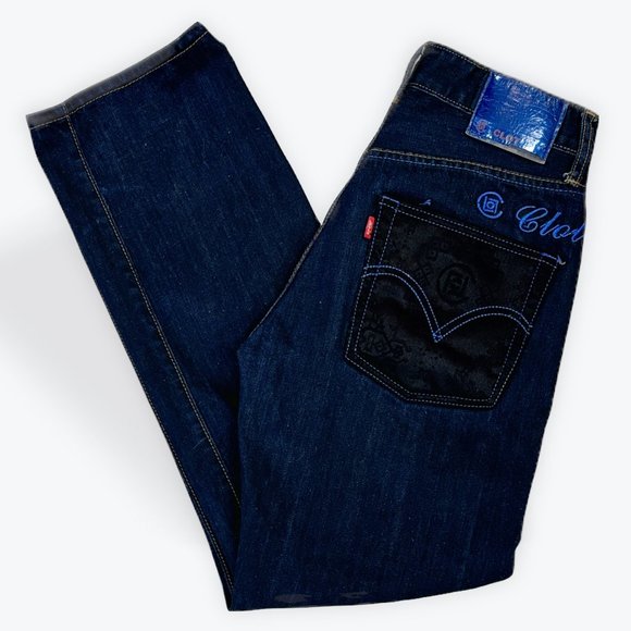 30x30 - Rare Levi’s x Clot Union Rail Dot Design Limited Edition Jeans - Picture 1 of 6